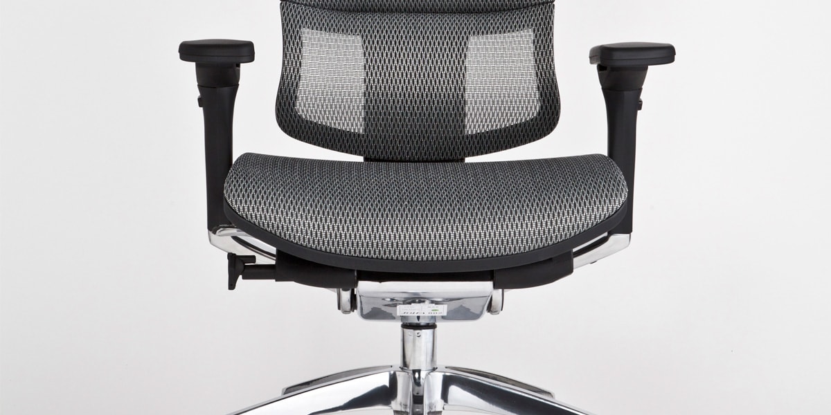美品 エルゴヒューマン Ergohuman 座面メッシュ ヘッドレスト付き エルゴヒューマン フィット / ヘッドレスト有り【メーカー組み立て完成