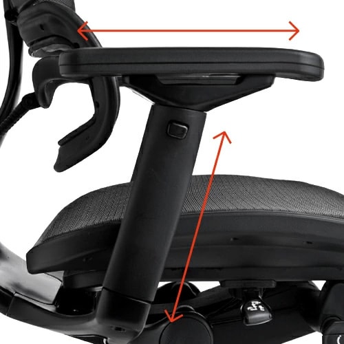 エルゴヒューマン ブラックエディション / オットマン内蔵型【メーカー