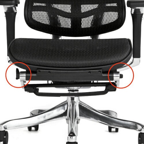 【美品】　エルゴヒューマンプロ　オットマン内蔵型 エルゴヒューマン プロ / オットマン内蔵型 / ヘッドレスト有り