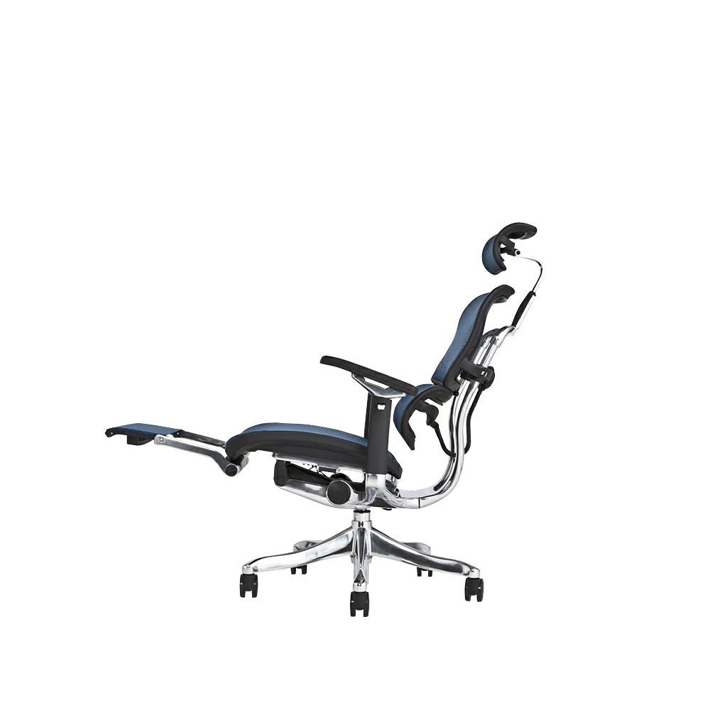 【直接引取限定】エルゴヒューマンプロ　オットマン内蔵型 軒先渡し】 エルゴヒューマン プロ オットマン内蔵 オフィスチェア 3D