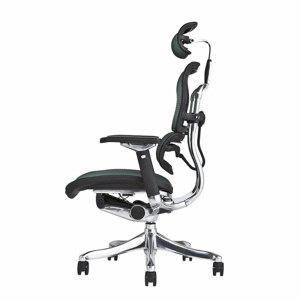 Ergohuman pro エルゴヒューマンプロ 説明書あり ベッドレスト付き エルゴヒューマン プロ / ヘッドレスト有り【メーカー組み立て完成品