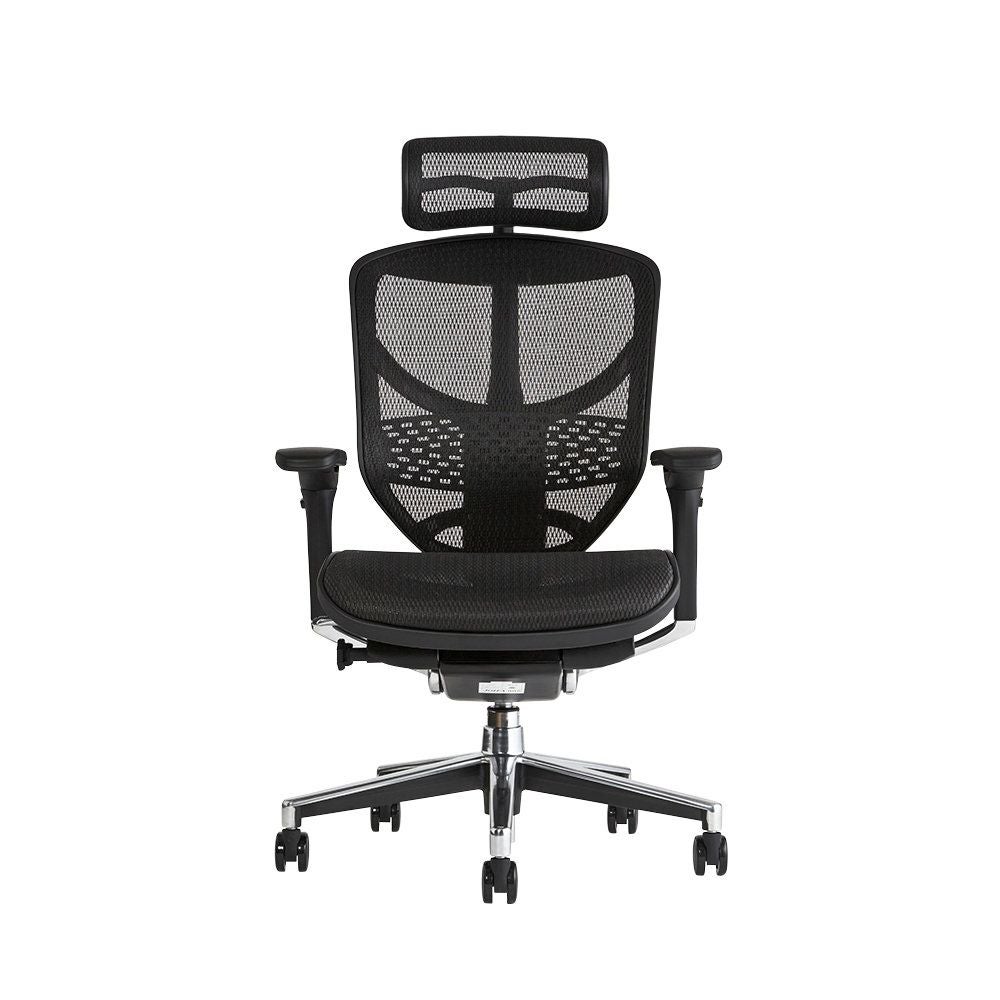 Ergohuman エルゴヒューマン ベーシック オフィスチェア ヘッドレスト付き エルゴヒューマン ベーシック / ヘッドレスト有り【メーカー組み立て