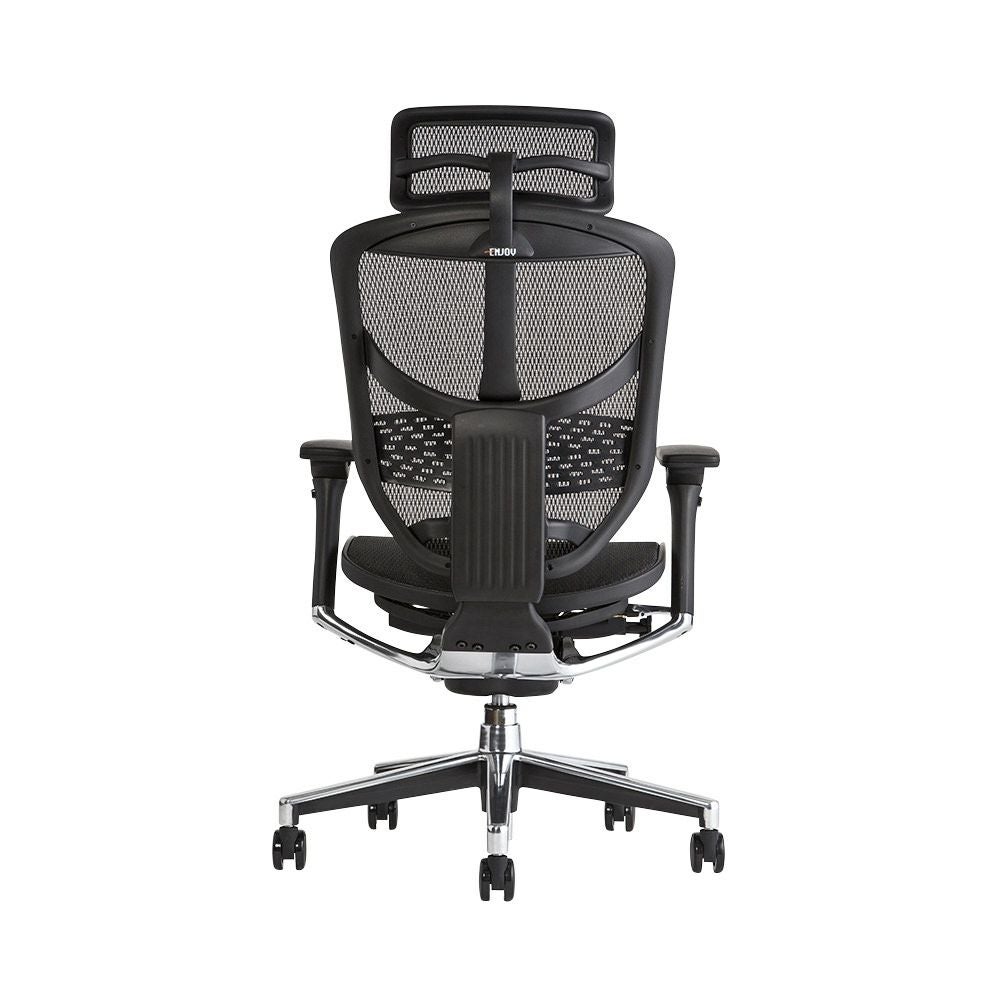 エルゴヒューマン オフィスチェア  ヘッドレスト付き エラストメリックメッシュ 軒先渡し】 エルゴヒューマン プロ オットマン内蔵 オフィスチェア