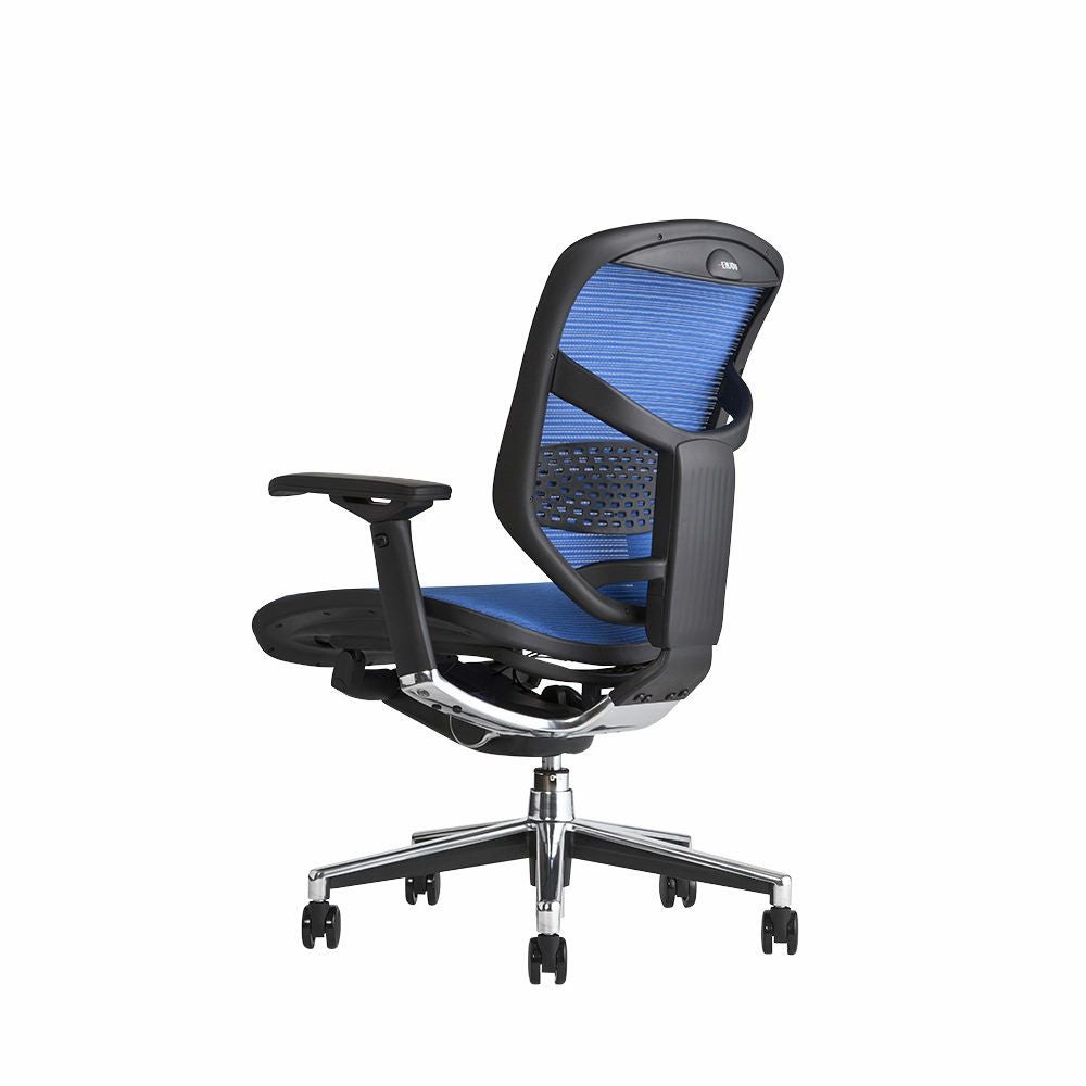 Ergohuman(エルゴヒューマン)のENJOY(エンジョイ) オフィスチェア。ランバーサポートで腰のフィット感とサポートに重点を置いてデザインされた長時間のオフィスワークでも活躍するデスクチェア エルゴヒューマン（Ergohuman） エンジョイ2 ランバーサポート付