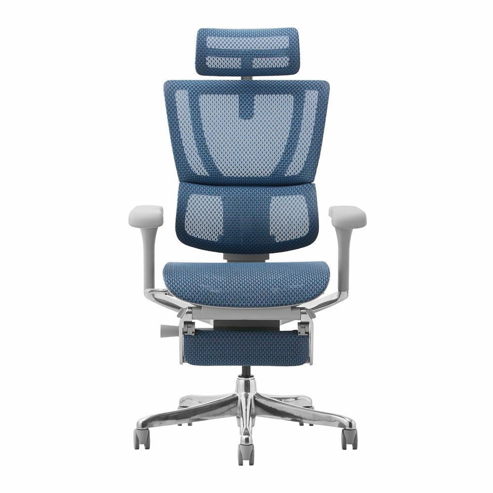 【新品】エルゴヒューマン フィット オットマン内蔵型　Ergohuman Fit Ottoman  ホワイト メッシュ座 Ergohuman Fit Ottoman(エルゴヒューマンフィット)に1年間座った感想